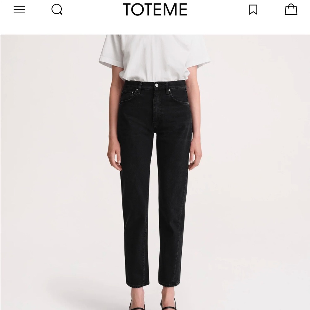 NWT Toteme Vintage Fit Medium Rise Denim 24
